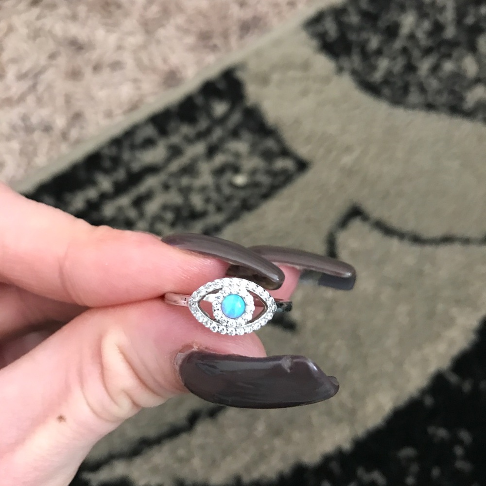 Seeing eye opal ring - Picture 2 of 2